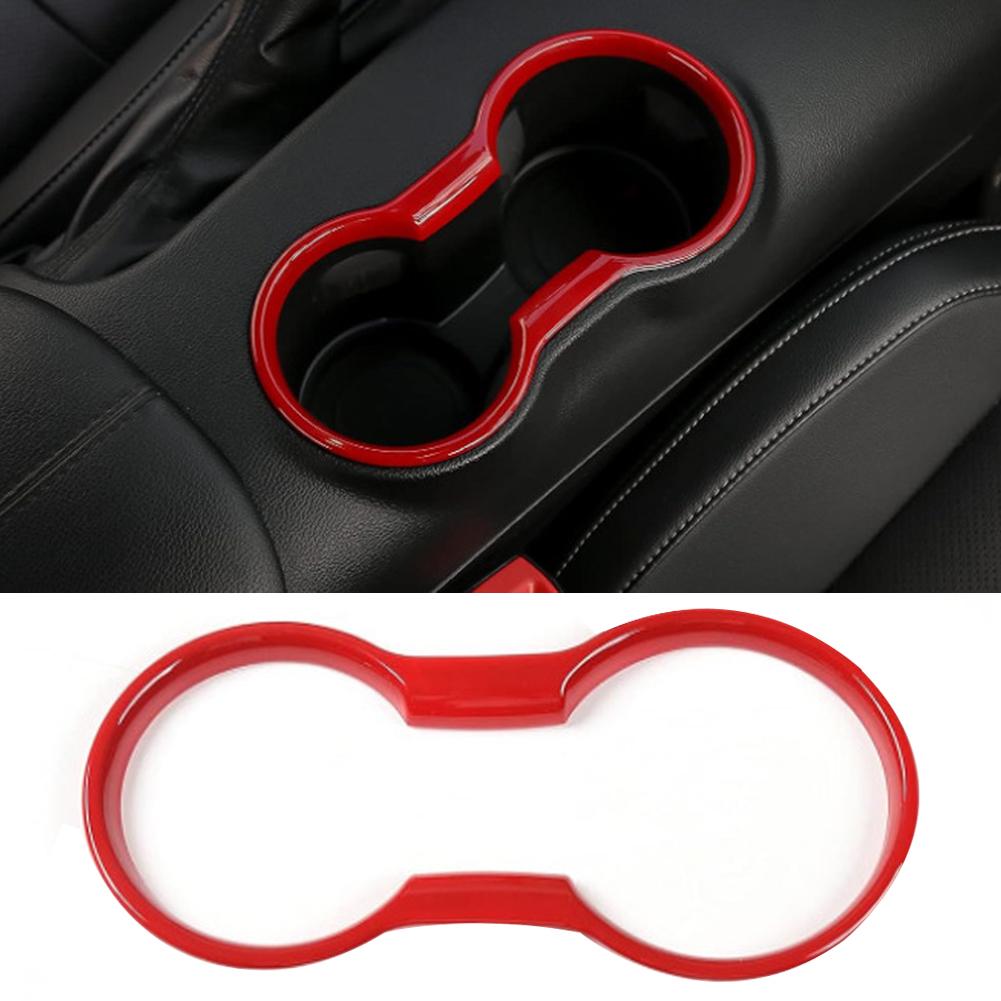 Car Interior Trim Molding Cup Holder Cover Accessories for Ford Mustang 2015- 2022