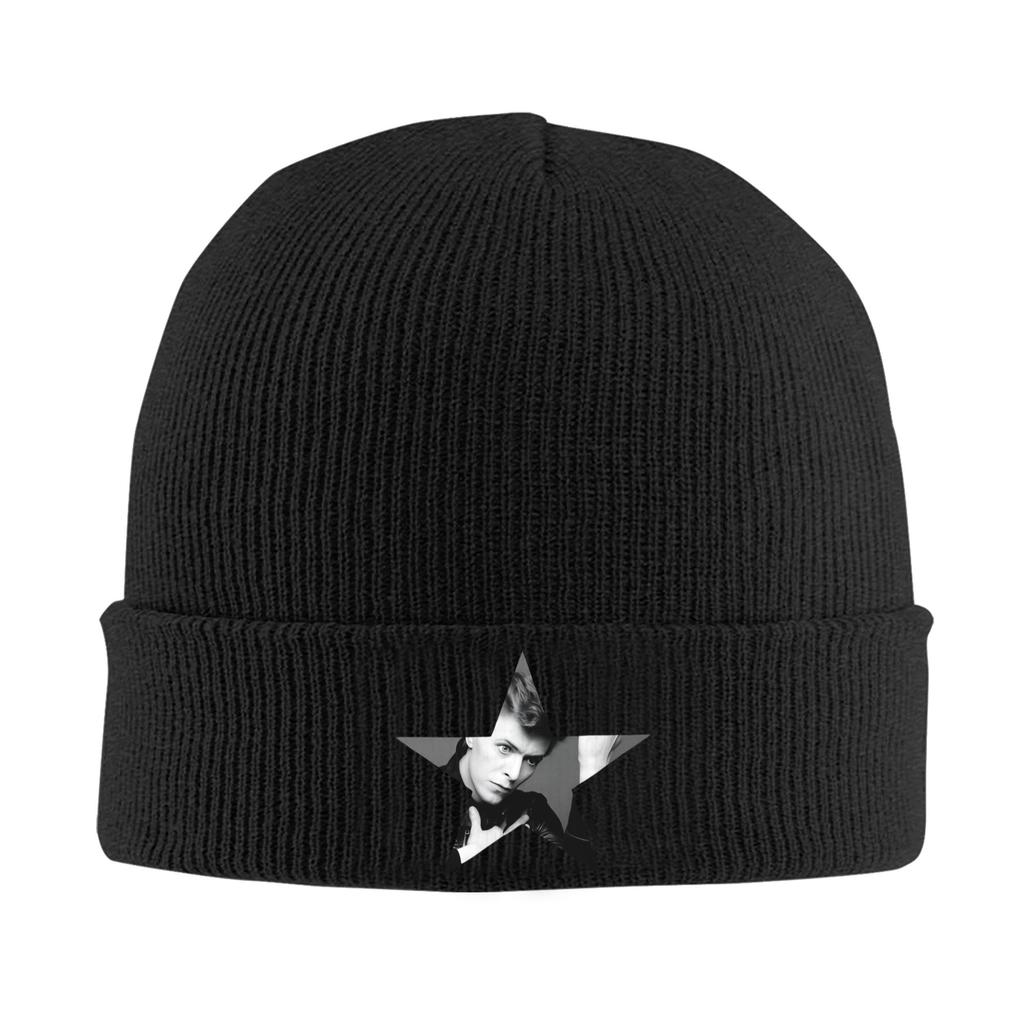 Blackstar Rock Tarot Hats Autumn Winter Beanies Fashion Davids Bowies Cap Female Male Acrylic Skullcap