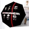 1pc Rammstein Music Automatic Open/Close Folding Umbrella, Windproof 8 Rib Construction, Lightweight Travel Umbrella for Women/Men,a0902095