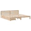 VidaXL Bed Frames Without Mattress 200x200 Cm Solid Pine Wood 3309857