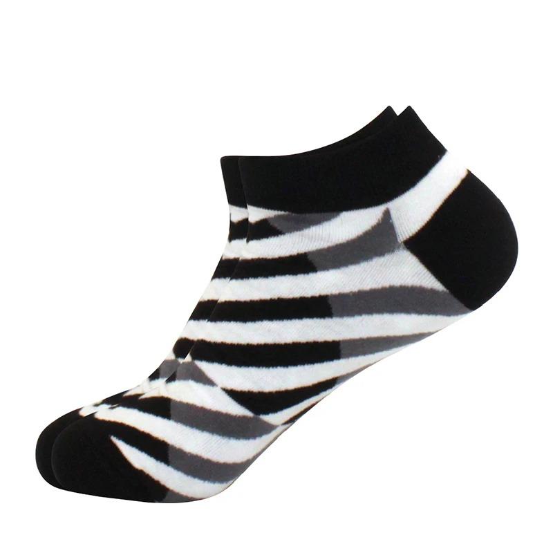 Herrensocken Bootssocken Freizeit Präzisionsbaumwolle Gitter Astronaut Rautenmuster, Skateboard, lustig, Bootssocken