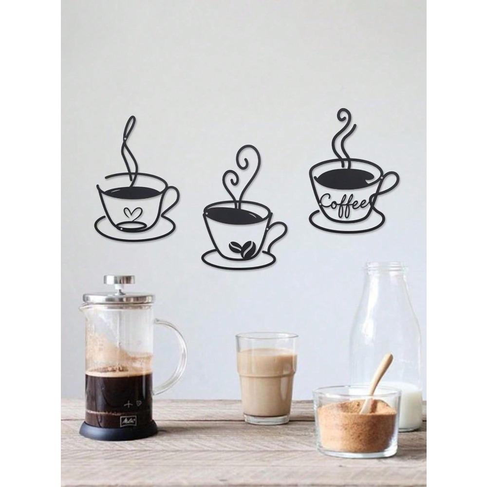 Metal Wall Art Decor Living Room Indoor Sculpture Modern Home Interior Statue