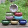 Colored Glazed Ceramic Mushroom Garden Ornaments