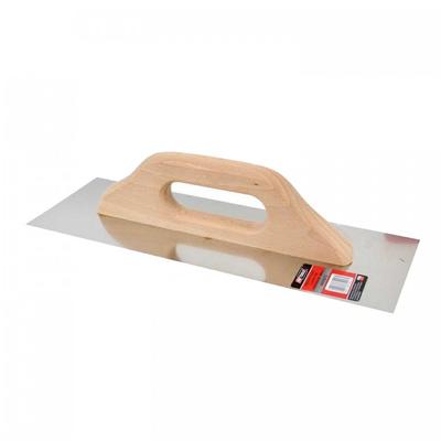 AW Tools Stainless Steel Wooden Handle Plastering Trowel