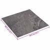 Self Adhesive Floor Planks 30.5 X 30.5 Cm 20 Pcs PVC Black