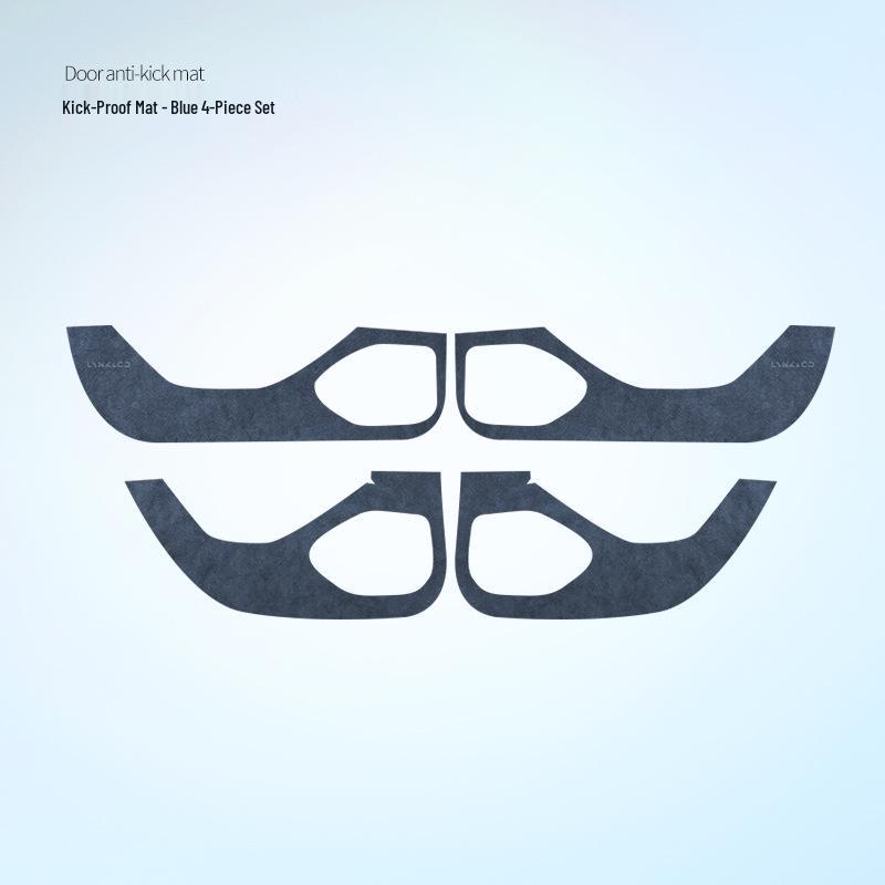 Lynk&Co Z10 Suede Door Kick Pads - Anti-Dirty, Anti-Kick Interior Protectors