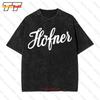 Hofner Guitar Music Logo Vintage Oversized Tshirt Jw9u