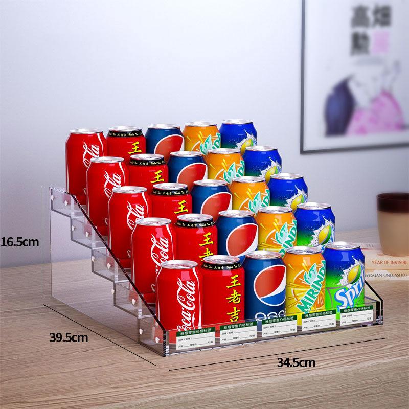 Clear Acrylic Supermarket Convenience Store Table Counter Cigarette Shelf Display Chewing Gum Rack Drink Snacks Display Stand