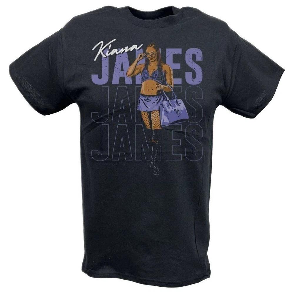Kiana James Repeat Black Tshirt M