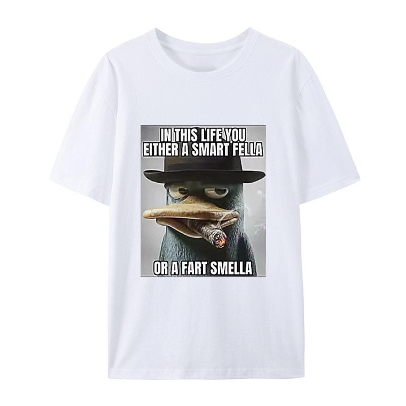 Platypus You Are A Smart or Humorous Guy Casual Tshirt Mens and Womens Luxury Brand Tops