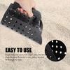 ABS Plastic Metal Detector Shovel Rust Resistant Compact Detecting Sifter Versatile Manual Sand Scoop Shovel for Outdoor Beach