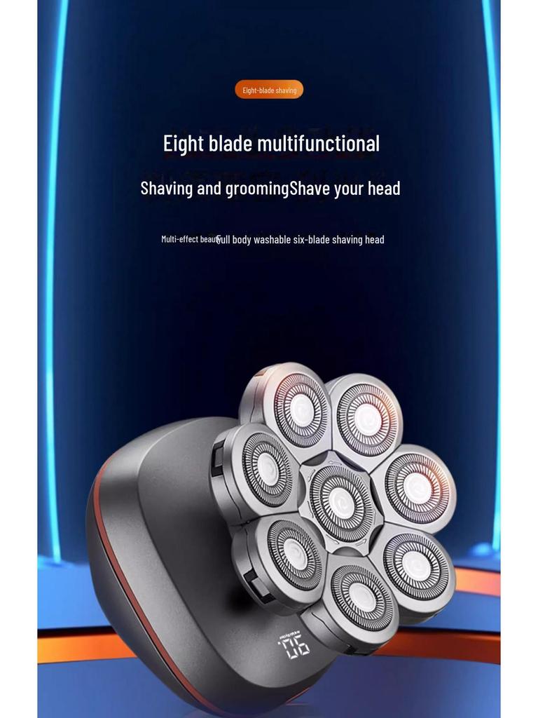 York Multifunctional Electric Head Shaver for Men - Bald Hair Clipper & Razor