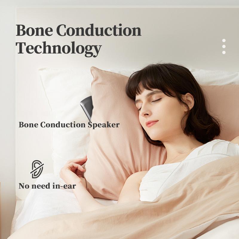 SMB-05 Tragbarer Knochenleitung Schlafhilfe Musikbox Drahtloser Bluetooth-kompatibler Unter-Kissen-Lautsprecher