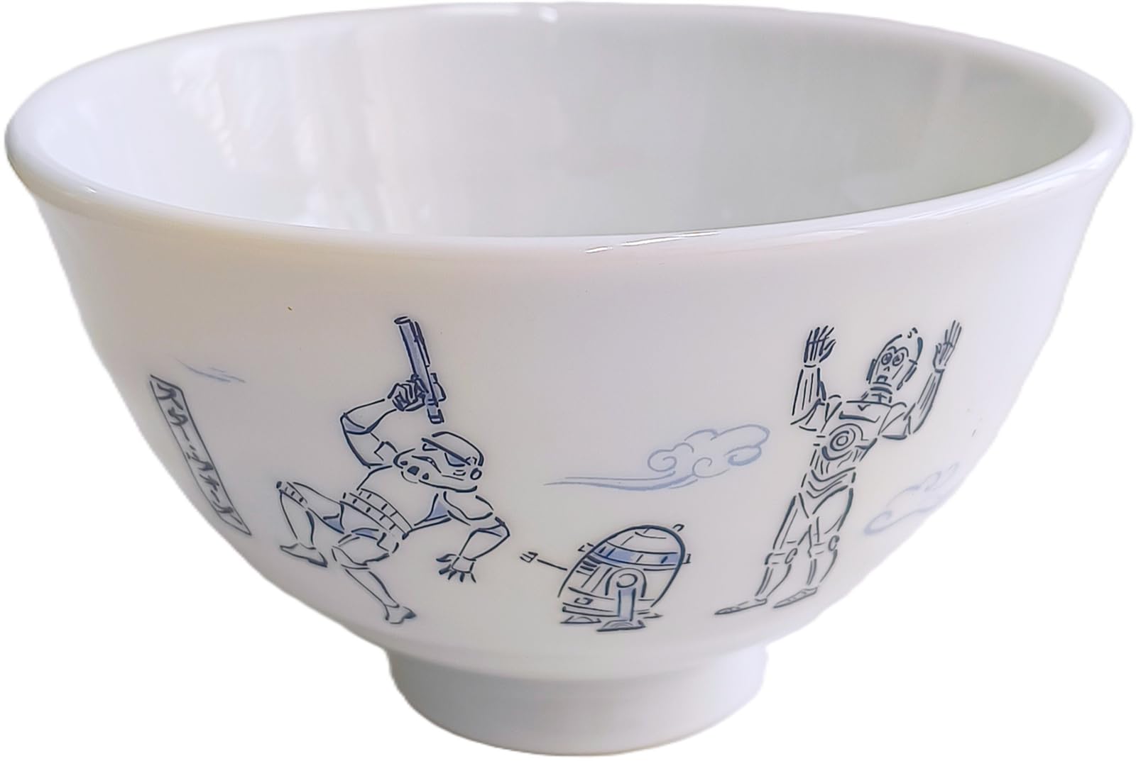 

YAXEL Disney Rice Microwave and Dishwasher Made in Bowl, 12cm, Safe, Porcelain, Japan, C-3PO&R2-D2