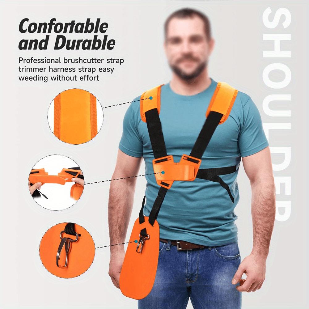 Comfortable Durable Adjustable Lawn Mower Trimmer Shoulder Strap Garden Accessory for Outdoor Lawn Work
