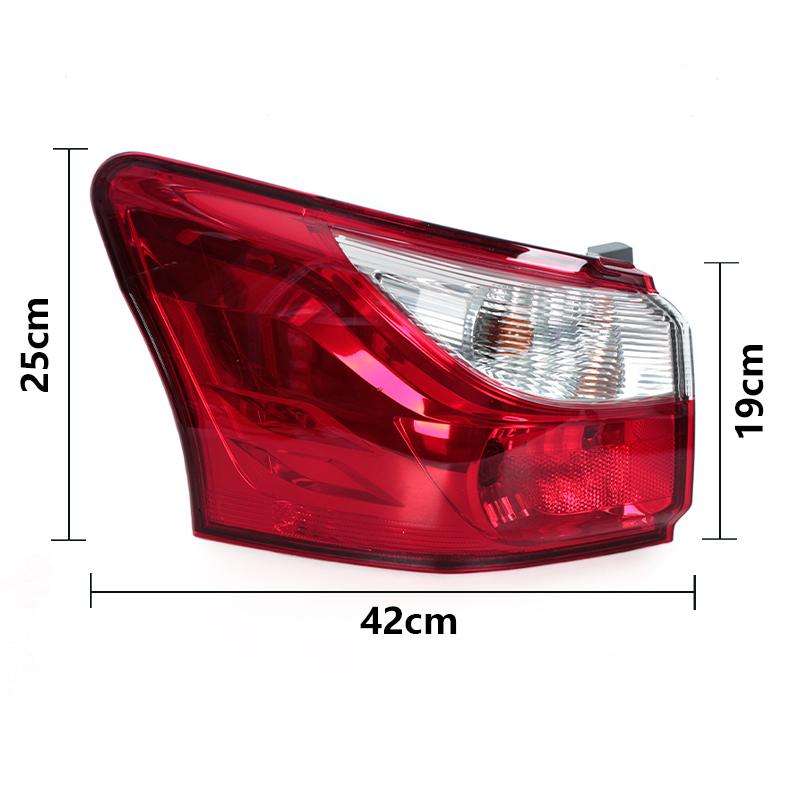 For ISUZU MU-X MUX SUV 2013 2014 2015 2016 2017 Turn signal Rear Tail Light Outer Rear Parking Fog Lamp Assembly 8-98218265-0
