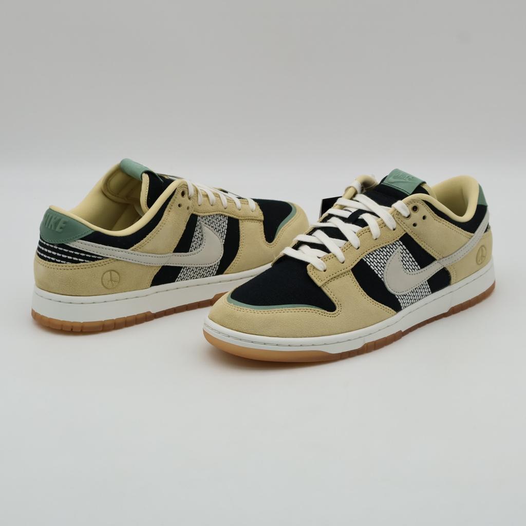 DJ4671-294 Nike Dunk Low Rooted in Peace Niwashi Pale Vanilla Sail Black Silver