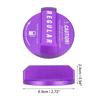 Uxcell Tankdeckelabdeckung, Kraftstofftankdeckelabdeckung, Benzin-/Öldeckelabdeckung, Tankdeckel, Einfülldeckel, Tankeinfüllabdeckung Ersatz für Toyota, Regular Lila