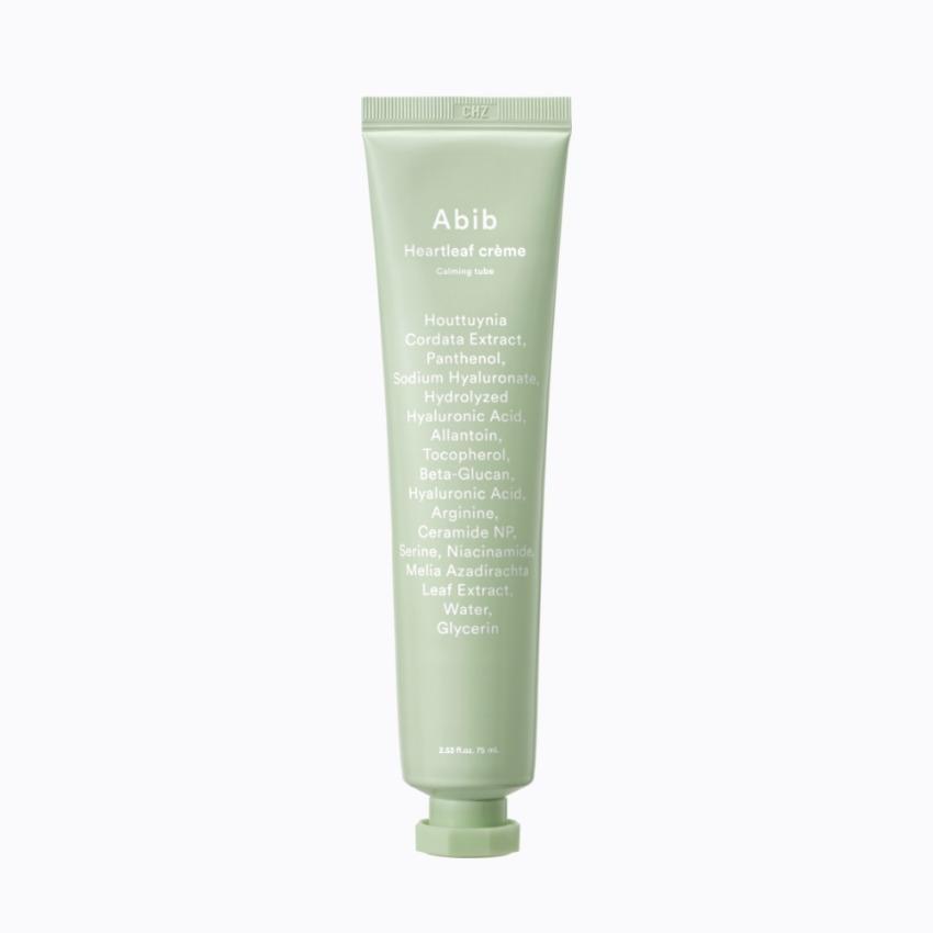 Abib Heartleaf Cream Calming Tube 75ml Soothing & Moisturizing Face Cream