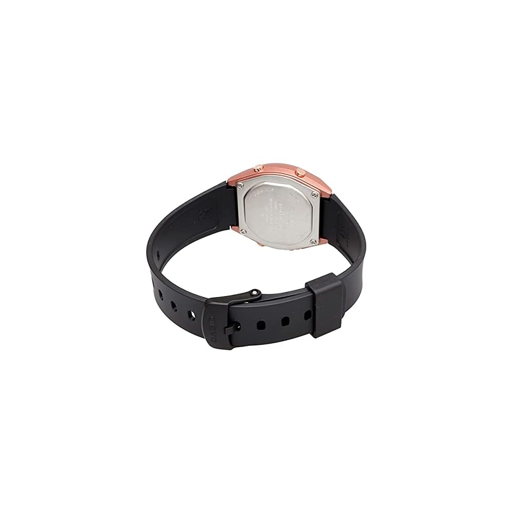 Casio Standard Digital Watch Lightweight Waterproof Simple Design for Women Kids Black Rose LW204-1A