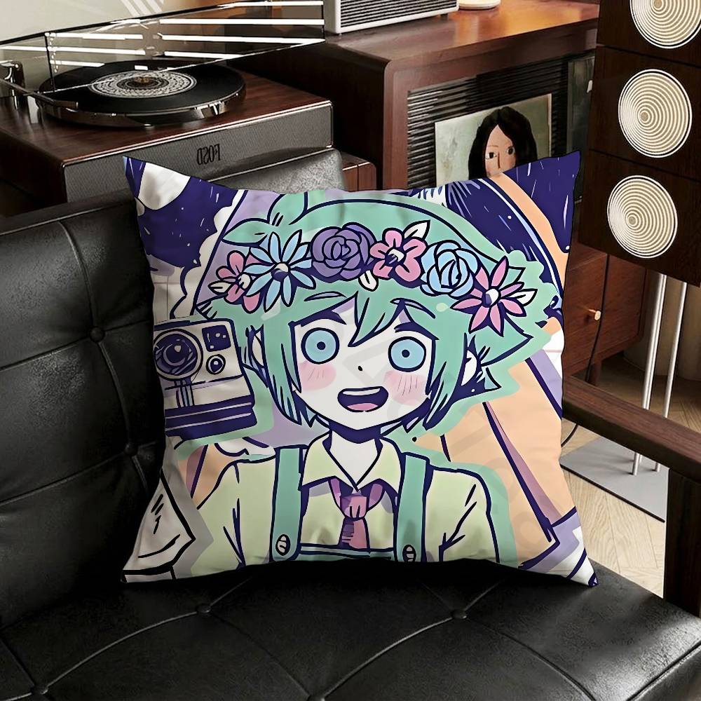 RPG Omori Cartoon pillowcase casual style decoration suitable for home decoration (excluding pillow core)