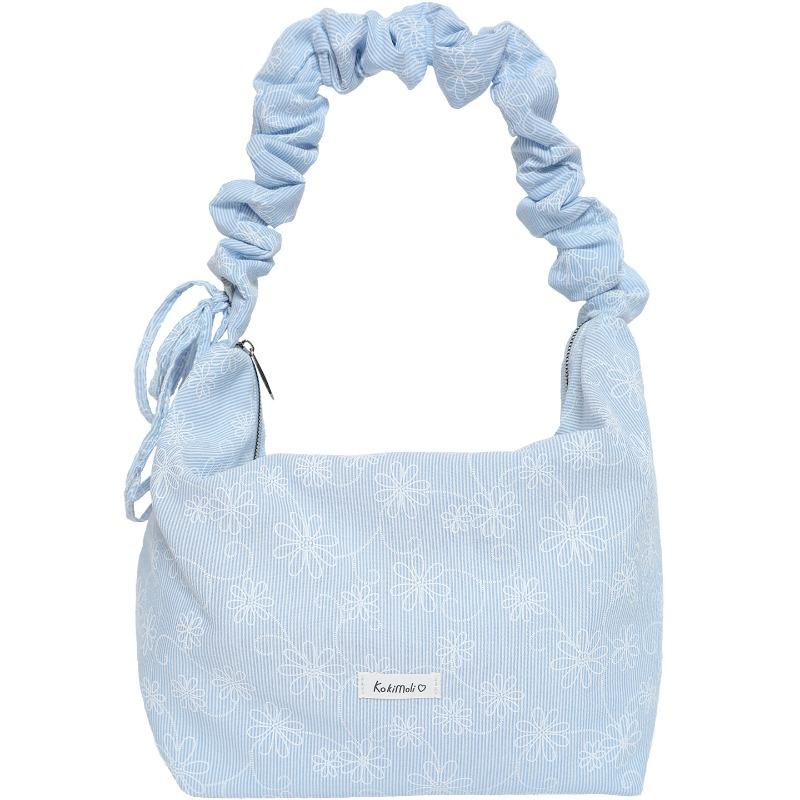 Karierte Tasche, Atmosphäre, Tragetasche, Große Kapazität, Retro Umhängetasche