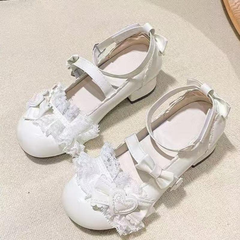 

Модные массивные туфли Мэри Джейн, женские модные туфли с круглым носком, неглубоким вырезом, бантом, ремешком с одной пряжкой, нескользящим и износостойким каблуком 40 бежевый