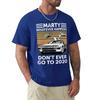 Vintage Car Marty Whatever Happens Don't Ever Go to 2020 T Shirt Harajuku Short Sleeve T-shirt 100% Cotton Graphics Tshirt Tops