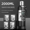 316 Stainless Steel Inner Tank Vacuum All-Steel Thermos Pot for Men's Outdoor Travel and Mountaineering Large-Capacity Thermos Cup