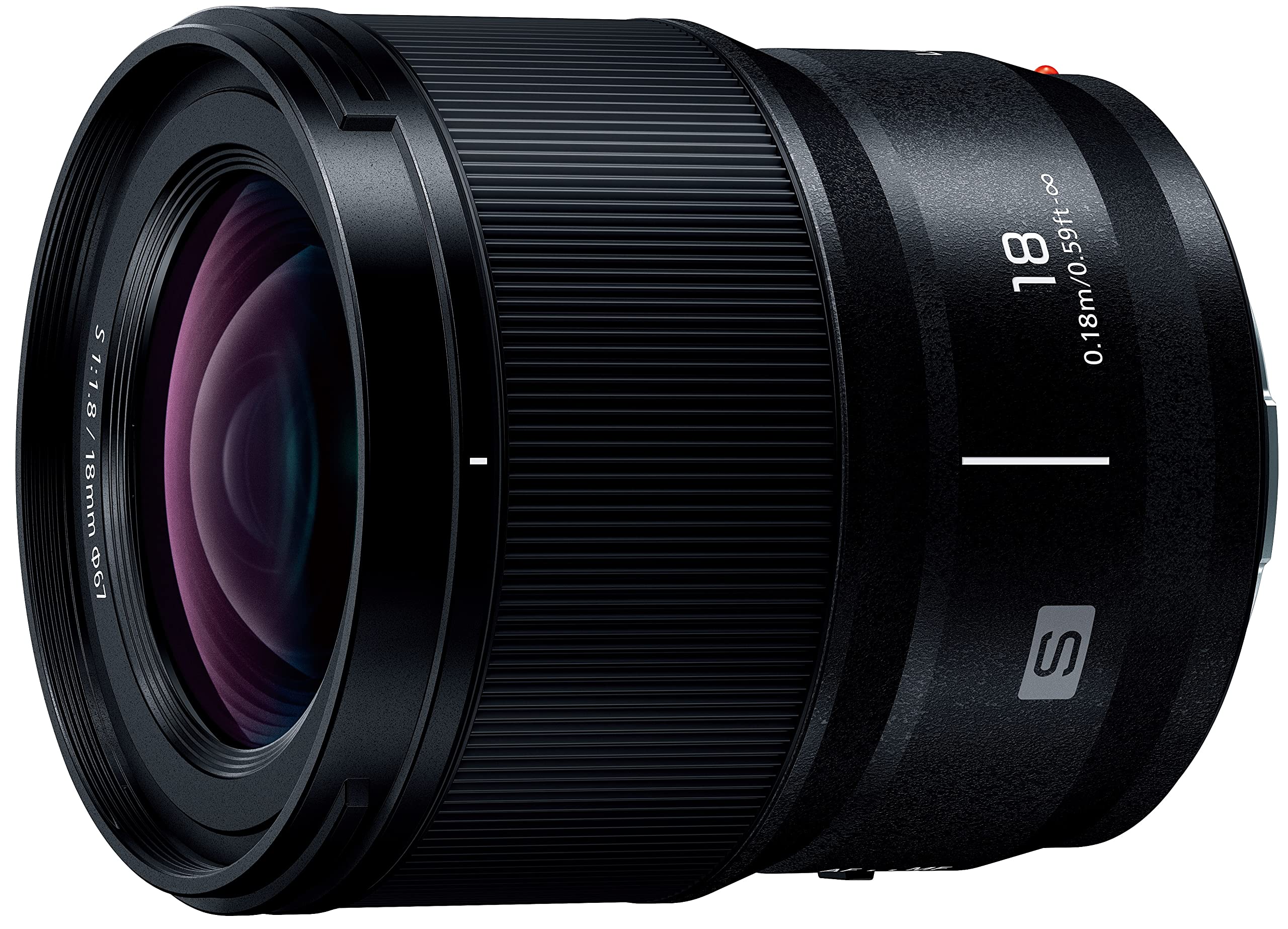 

Panasonic Panasonic LUMIX Повнорозмірна бездзеркальна камера з одним об’єктивом великого діаметру, ультраширококутна однофокусна лінза S-S18