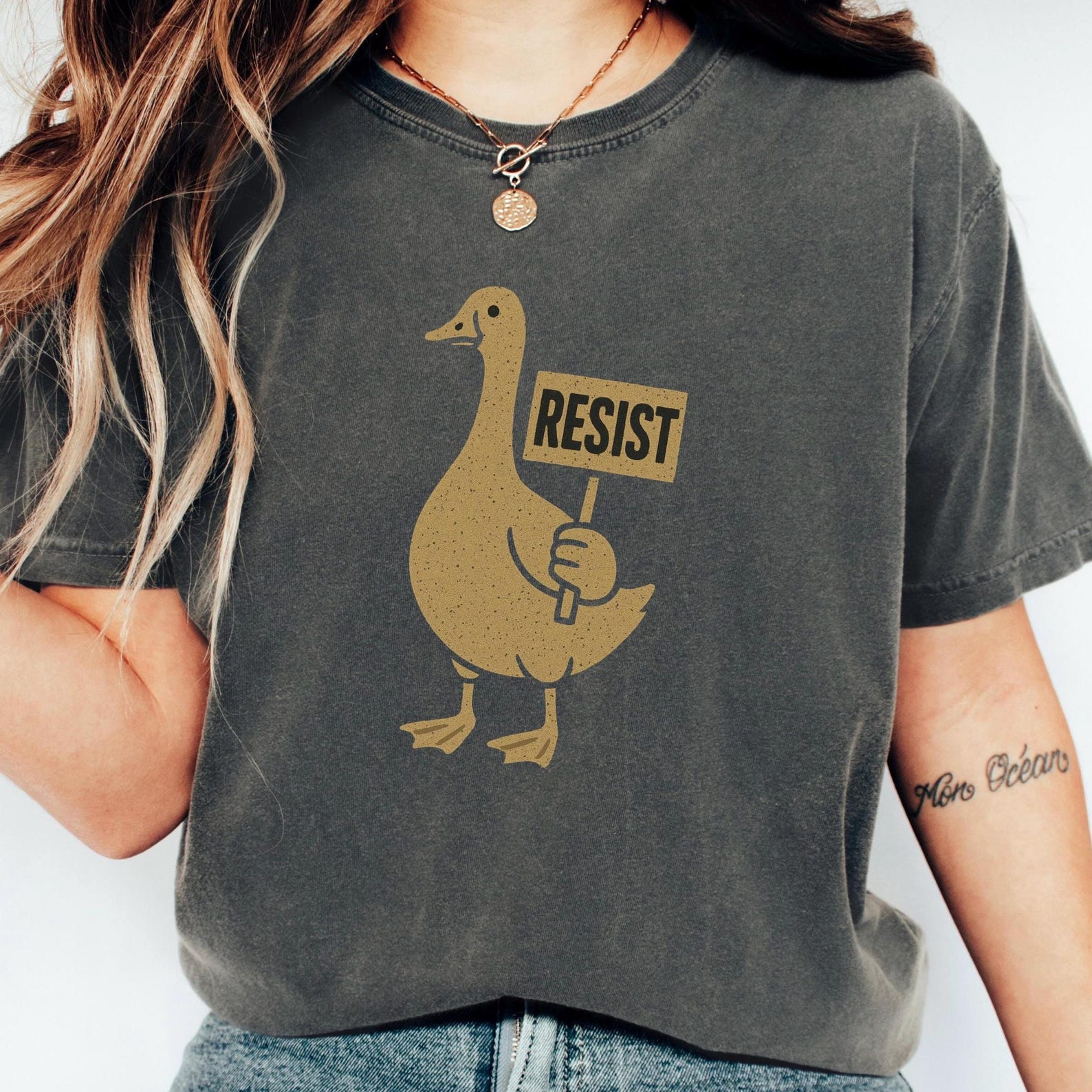 Protest Anti-Trump Shirt: Comfort Colors Social Justice Tee 2XL