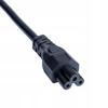 Kabel zasilający Akyga AK-NB-01A CEE 7/7 - IEC C5 do notebooka (koniczynka) 250V/50Hz 2,5A 3m czarny