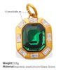 Stylish And Diverse Diy Pendant Stainless Steel Gold-Plated Diamond-Encrusted Freshwater Pearl Pendant Collection