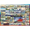 EPOCH 2000 Super Small Piece Jigsaw Puzzle Hokusai Thirty-Six Views Collection 54 Pieces 38x53cm with Glue and Tool