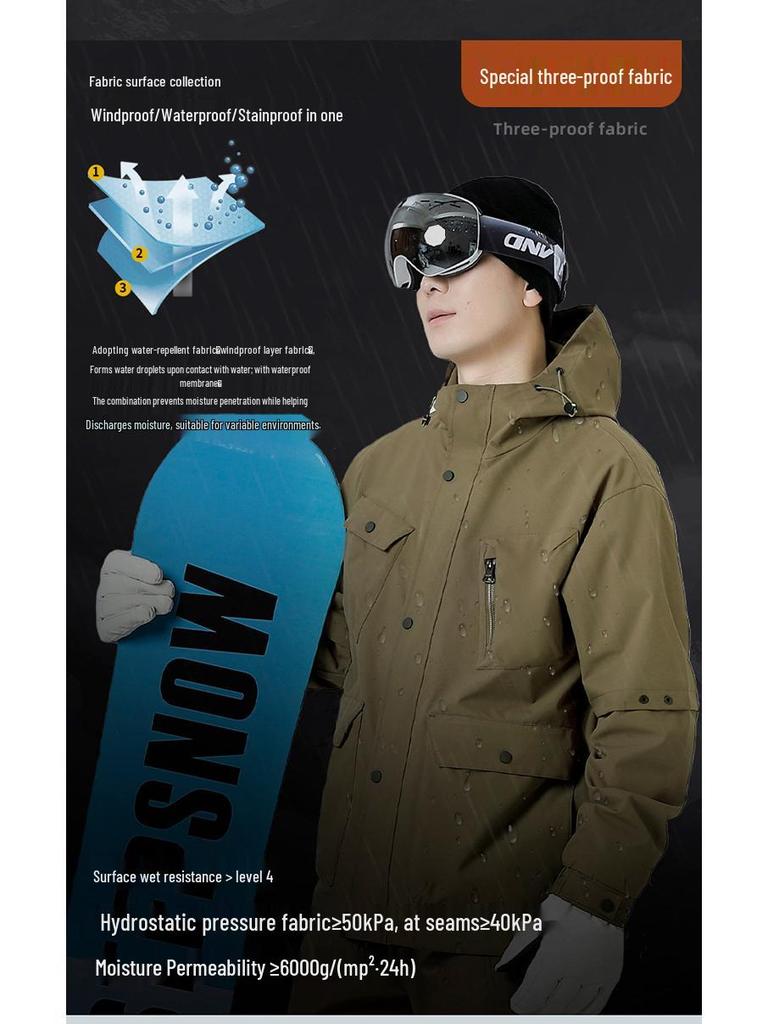 2024 Fleece-Lined Ski & Mountaineering 2-Piece Suit P105