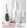 Yamazaki Magnetic & Wall Knife Holder, W35, White, Approx. W35 x D1.7 x H4cm, Tower Design, Silicone Surface, Knife Storage, 5201