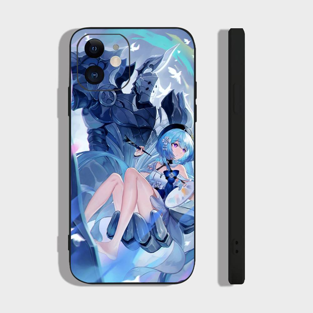 Griseo Animated Game H-Honkai Impact 3rd Phone Case For IPhone 17 Air 16 15 14 13 Pro Max 11 12 Black Silicone Cover