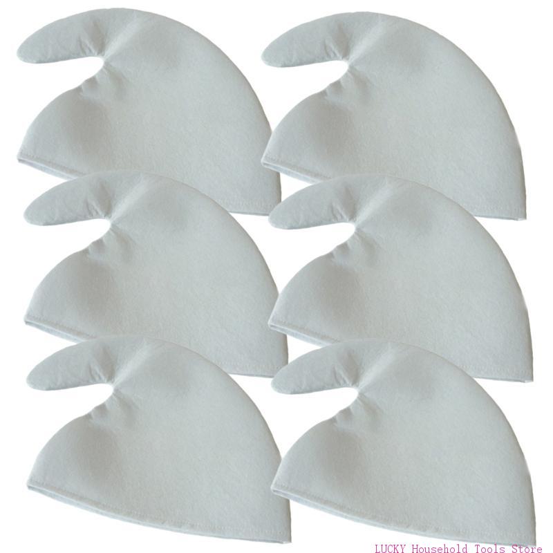 J0MC 6pcs/pack Elf Hats for Christmas Party Wear Holiday Cosplay Props for Children