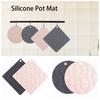 Non Slip Silicone Pot Mat Foldable Tableware Pad Table Decoration Dining Table Mat  Kitchen