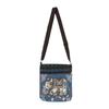 Retro Ethnic Style Shoulder Bag Canvas Embroidered Phone Crossbody Messenger Bag Travel Outdoor Casual Simple All-Mastch Women Small Bag