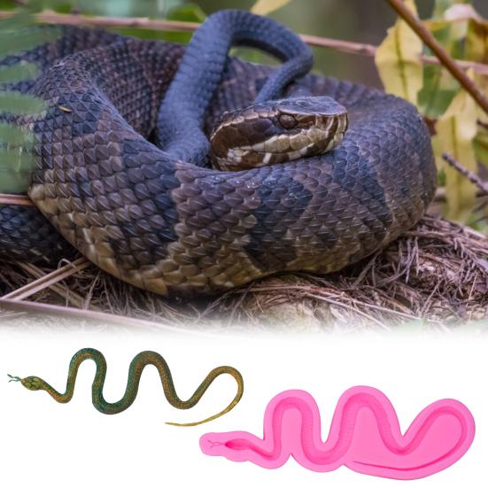 Snake Mold Flexible Silicone Halloween Design Fondant Mould