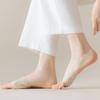 Elasticity Cotton Half Palm Socks Solid Color Foot Care Toe Separator Socks Five Finger Socks Mesh Half Palm Insoles