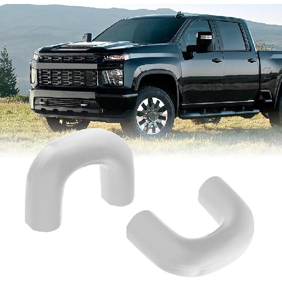 Tow Hook Covers For Silverado 2500/3500 HD -2026, Hitch Cover Front Tow Hooks Compatible With Chevrolet Silverado 2500/3500 -2026 Accessories (Red)