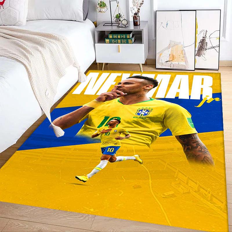 Brazilian Football Glory carpet Living room and bedroom mats printing Protective pad Room Office chair cushion