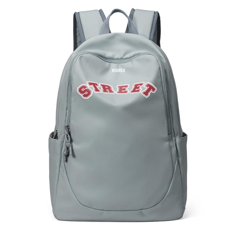 RIOREX Fabric Backpack Laptop Bag Unisex Black/Blue/Red RV1565