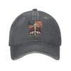 Vintage God Bless Pope Leo Baseball Caps Men Women Distressed Cotton Headwear American Outdoor Workouts Unstructured Soft Cap