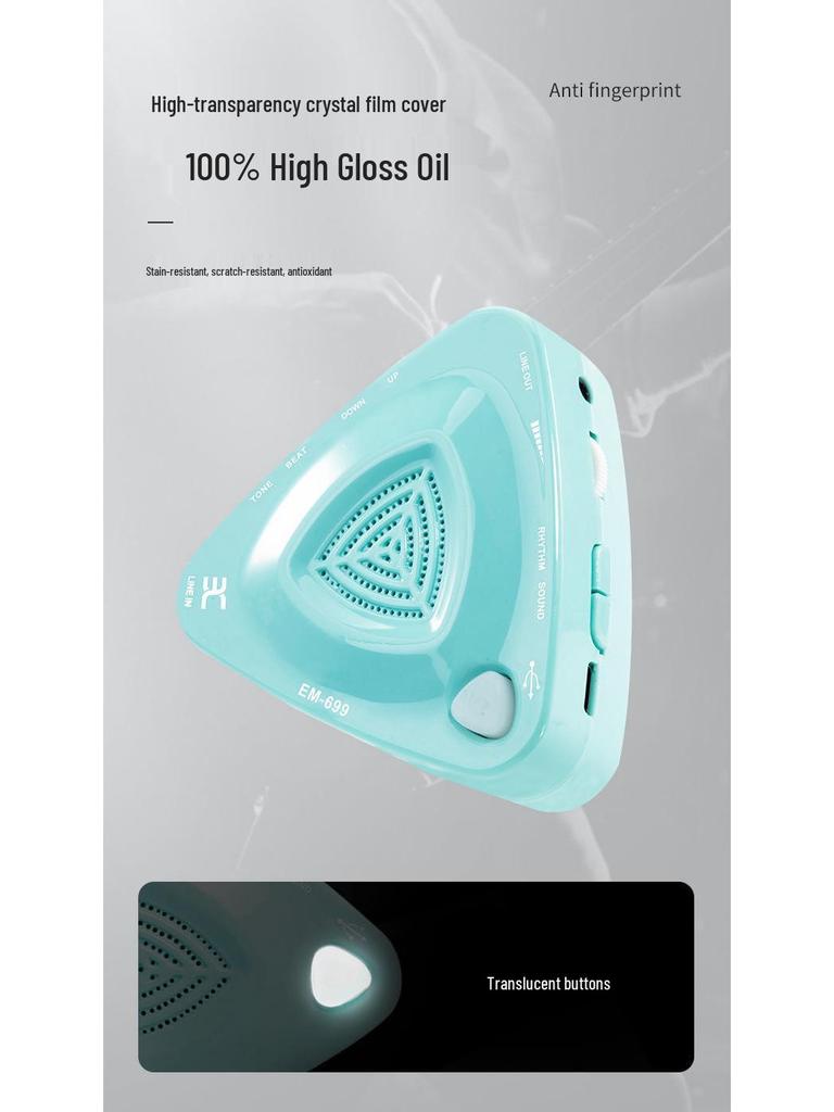 Yinuo EM-699 Electronic Metronome for Piano, Guitar, Drums, Guzheng, and Vocals - Precise Rhythm Keeper for Grade Exams.