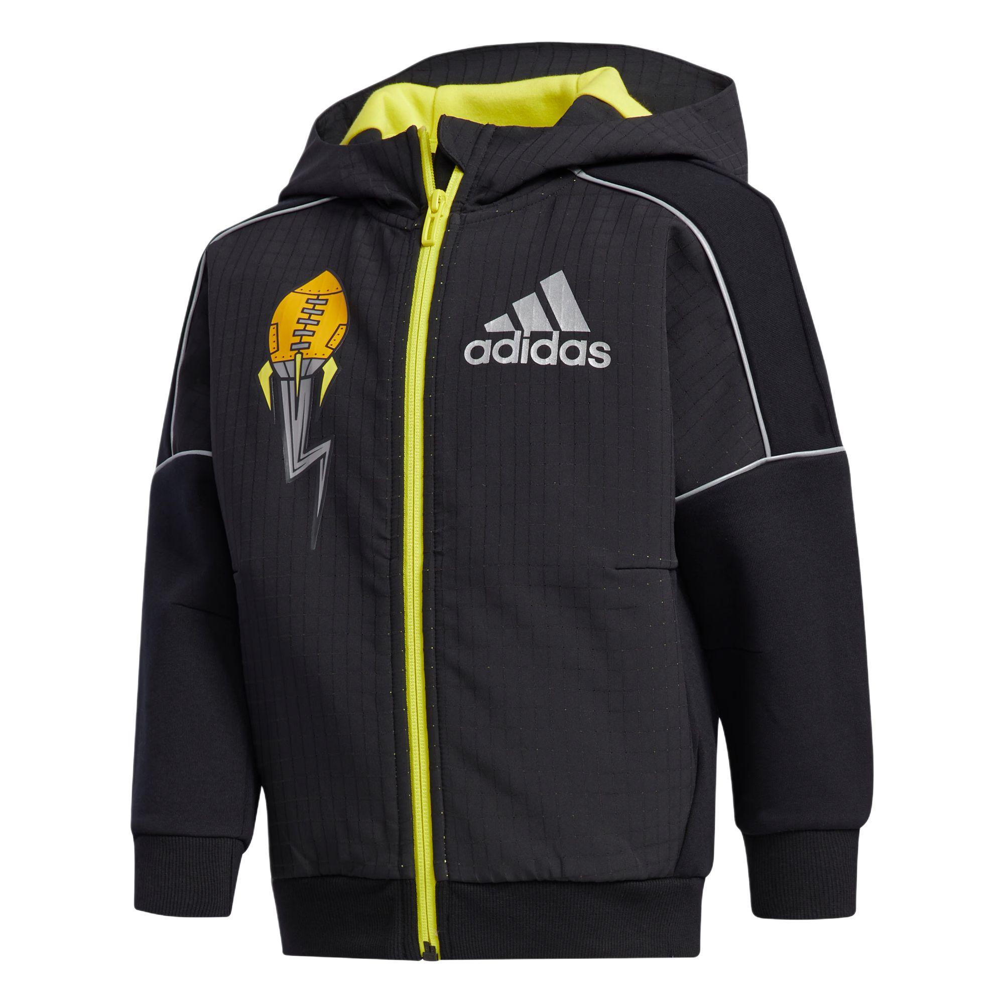 

Adidas Jackets & Coats Black/Dark Silver Gray Children Aged 3 7 Years Old FM9691 116