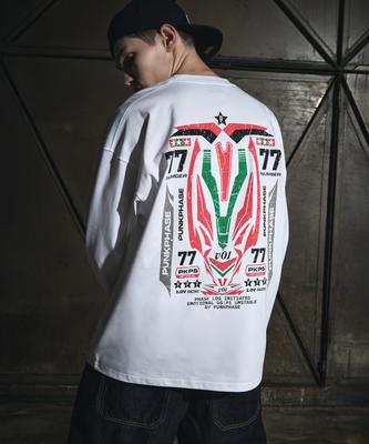 Peongkeupeijeu Phase Racing77 L/S Tee Off White