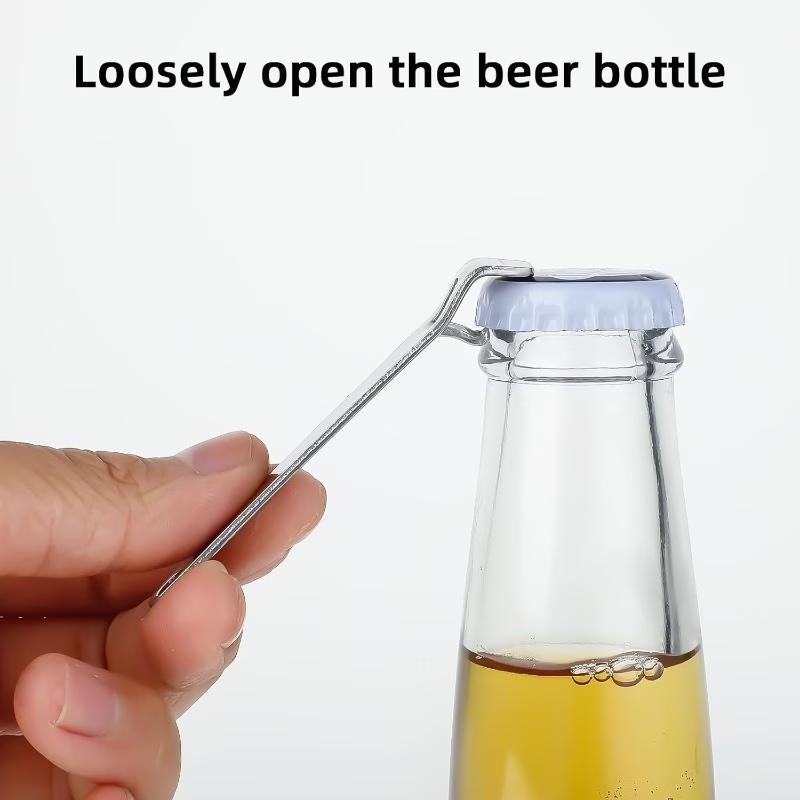 1/3pcs Premium Stainless Steel Oral Liquid Vial Opener - Durable, Portable Nurse & Doctor Tool for Easy Bottle and Can Opening